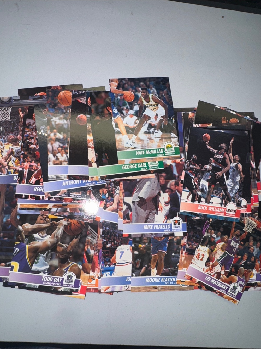NBA Card Collector's Lot 80s Into The 90s Players 100pc Sports Vintage Cards